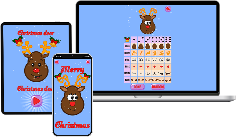 Christmas Fun Game Mockup